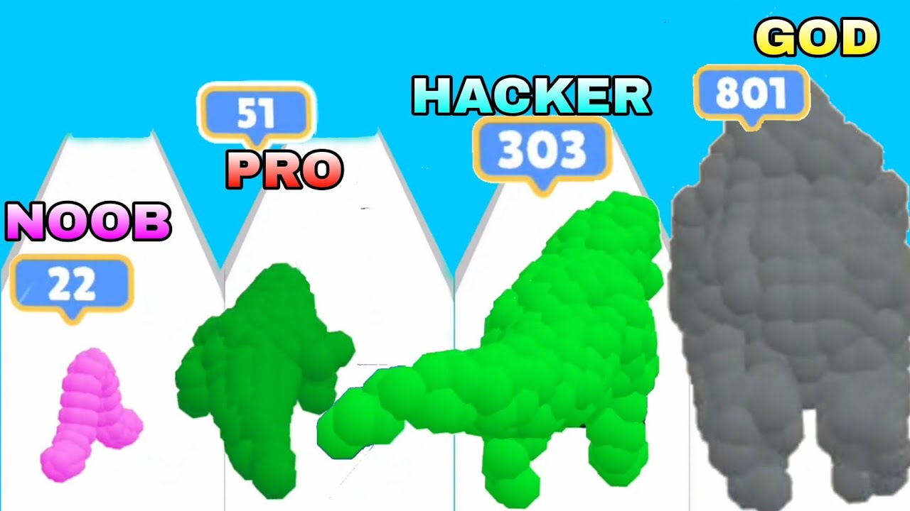Animal Clash in NOOB VS PRO VS HACKER VS GOD |GOD is World Record
