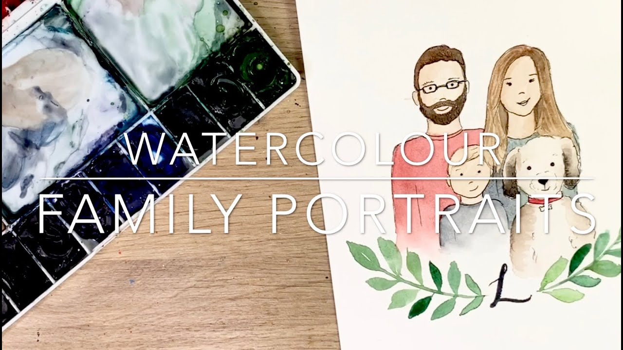 A Simple Way To Draw People And Create Your Own Cute Family Portrait!