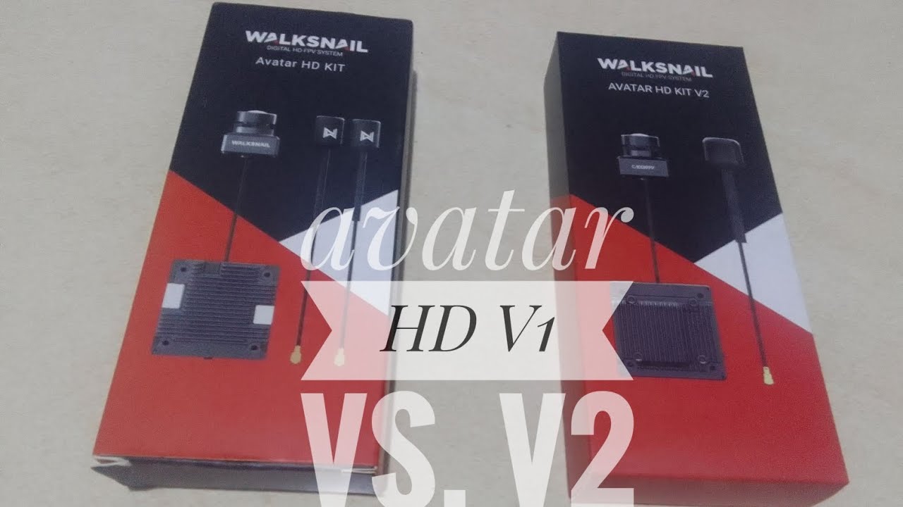 Comparison Video Walksnail Avatar V1 Vs. V2 | FPV Drone
