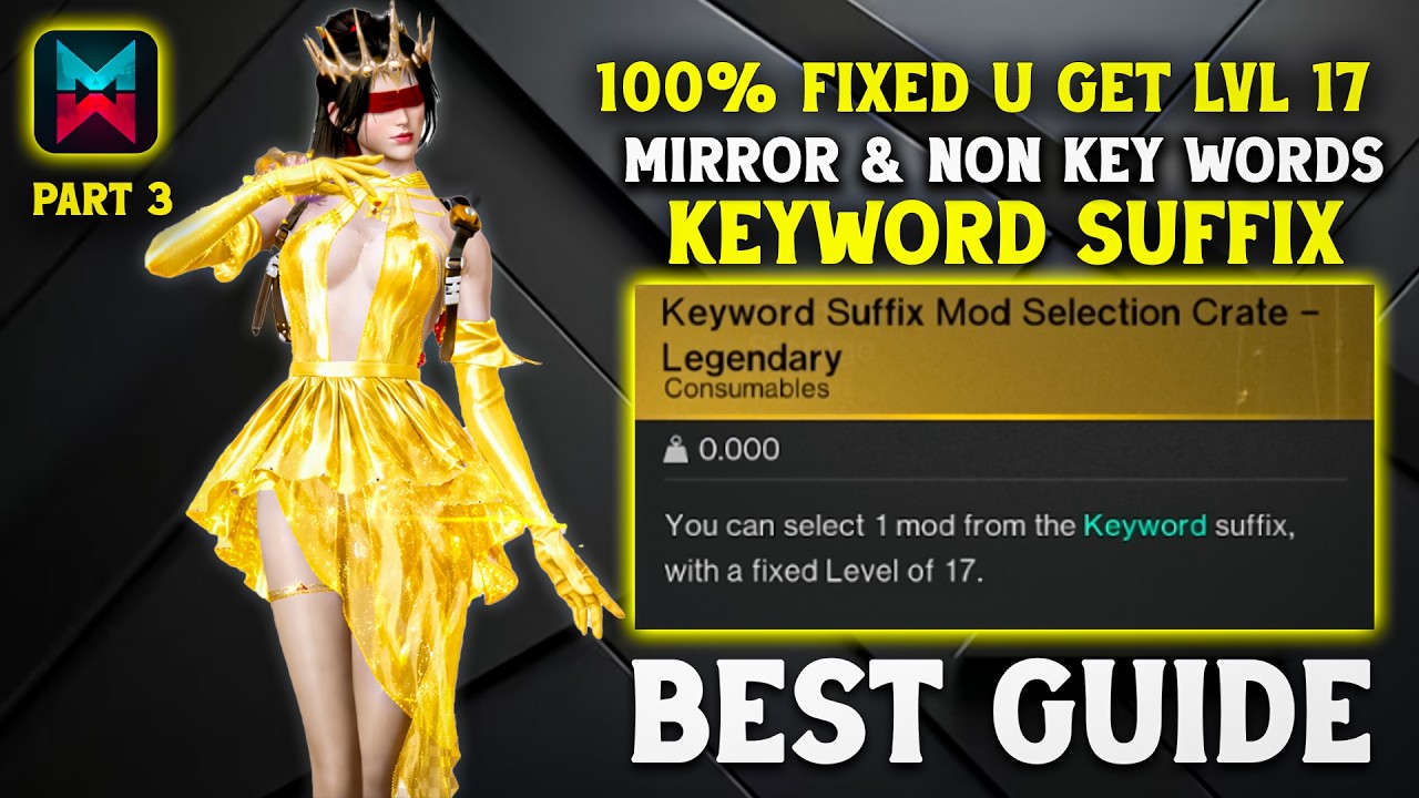 NEW ARMOR MODS LVL 17 Max Suffix & MIRROR,WILD Farm Guide &ndash; Get Legendary FAST! ONCE HUMAN