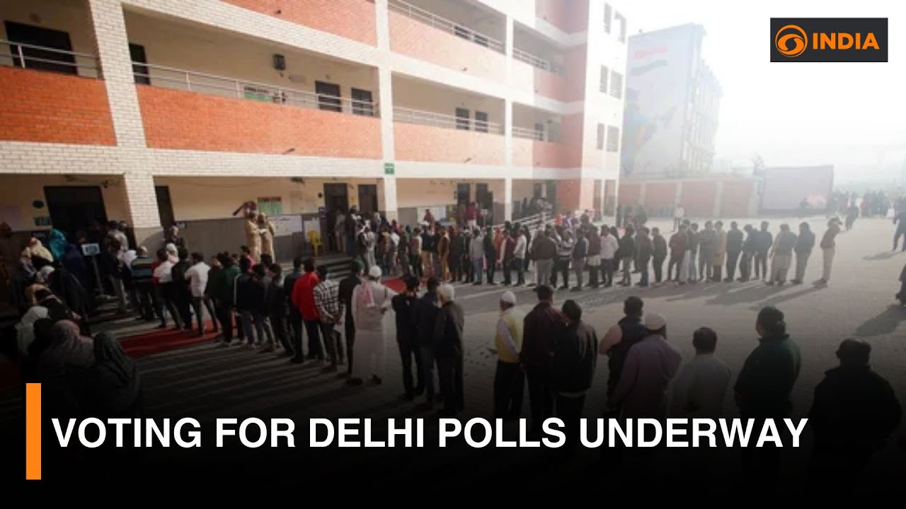 Voting for Delhi polls underway | DD India