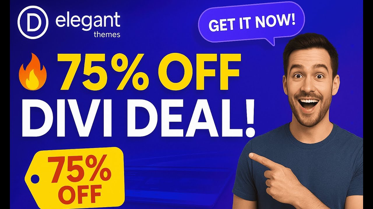 DIVI Discount 2025 &mdash; Get Up to 75% OFF on Elegant Themes! [Limited Time Deal]