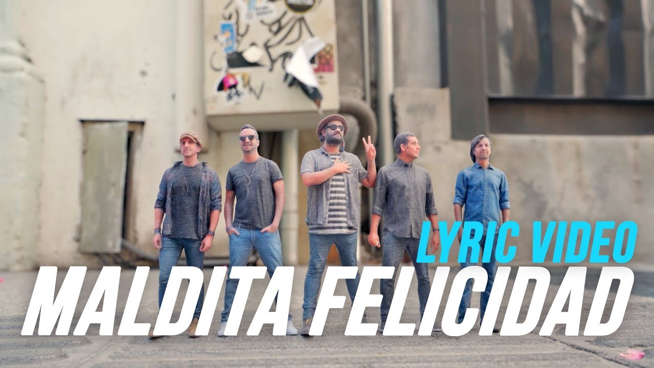 Los Claxons - Maldita Felicidad (Lyric Video)