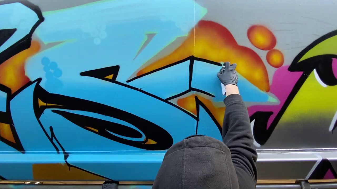 ALL NEW SDK VIDEO!! F**K THE AUTHORITY -Q Stompdown Killaz Graffiti Video