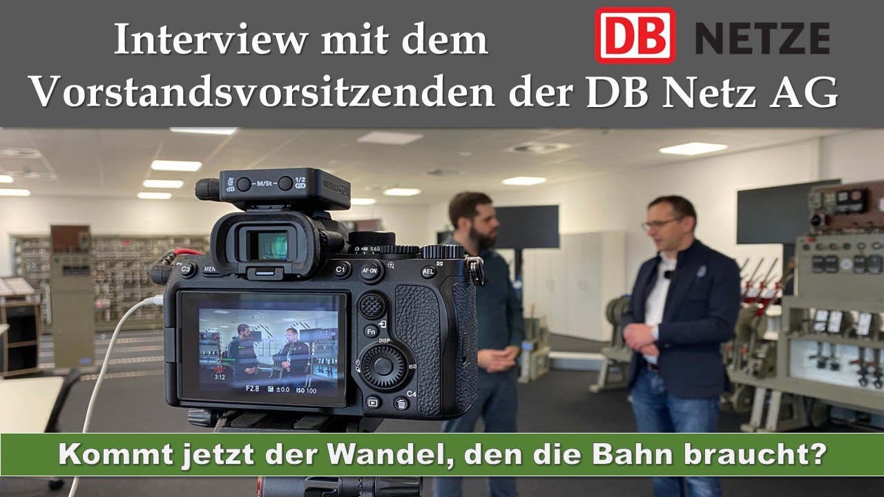 Deutsche Bahn, neuer Vorstandsvorsitzender bei der DB Netz AG. Absolut ehrliches Interview.