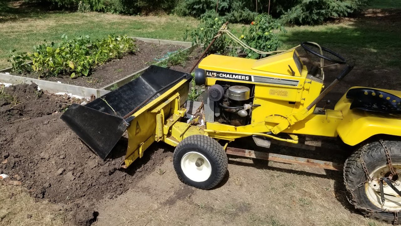 Modifying and using my homemade garden tractor Johnny bucket