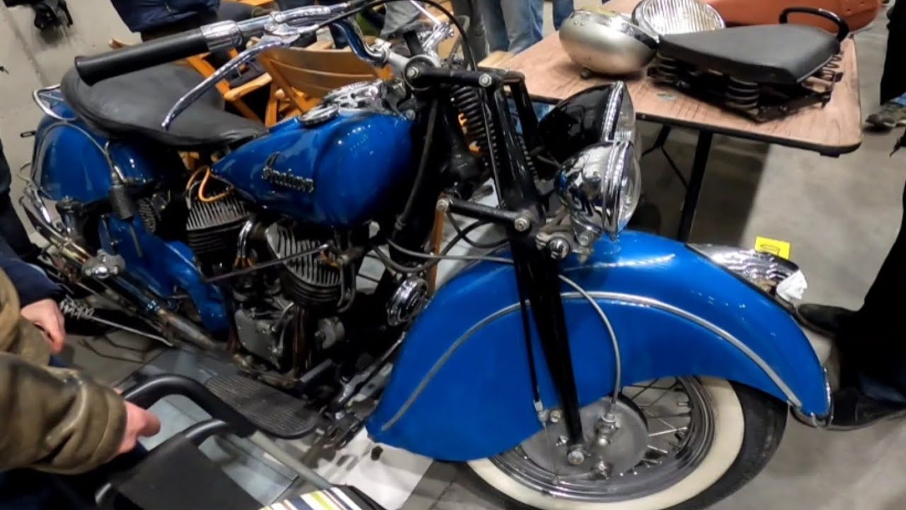 Moto Weteran Bazar Ł&oacute;dź Luty 2025 ! Indian Chief 1200 z koszem 1948r ! Za 200000zł ! Relacja filmowa