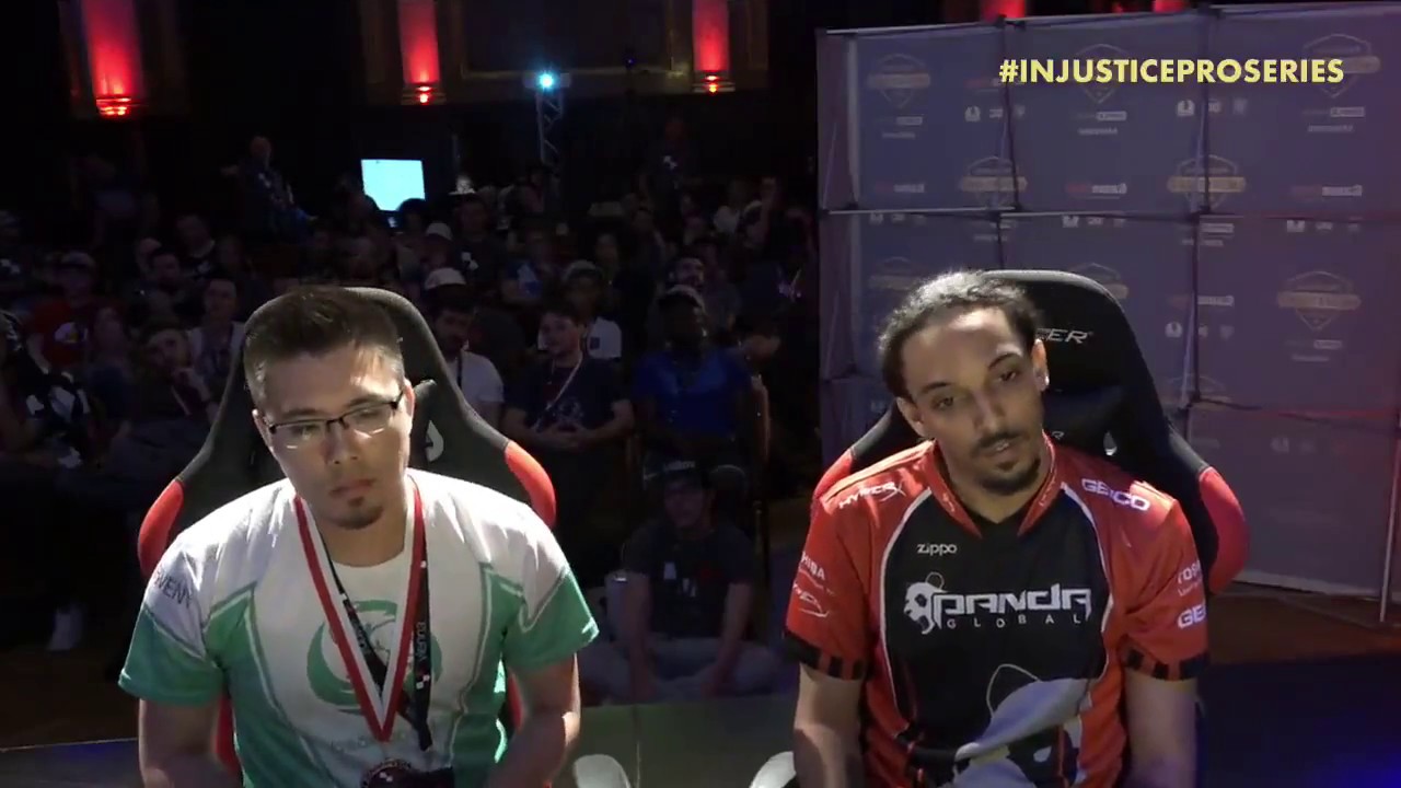 Kitana Prime (Harley, Wonder Woman) Vs Biohazard (Bane, Starfire) - TOP 8 - Injustice 2 - Viennality