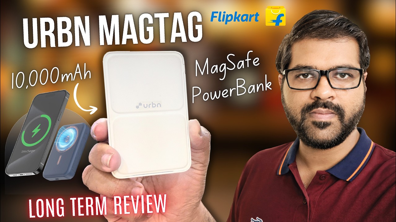 URBN 10,000mAh MagTag ⚡ MagSafe Powerbank Under Rs.1,500 | Unboxing & Detailed Review