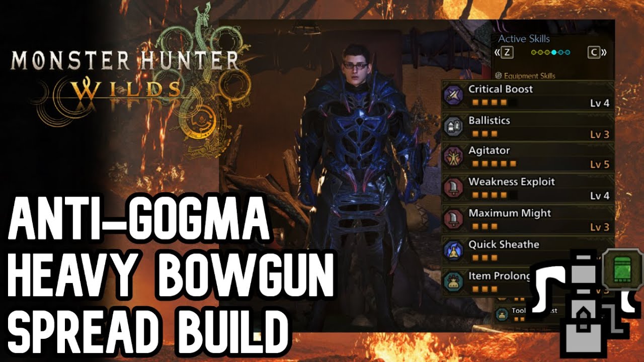 Monster Hunter Wilds | Anti-Gogmazios Spread Heavy Bowgun Build | モンスターハンターワイルズ