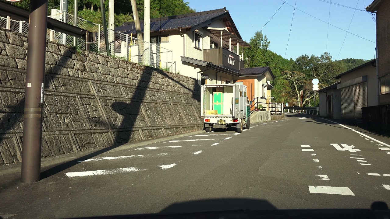 4K 四国カルスト・天狗高原への無難なアクセスルート　国道440号・高知県道304号・東津野城川林道（東側）経由　高知県梼原町→天狗高原