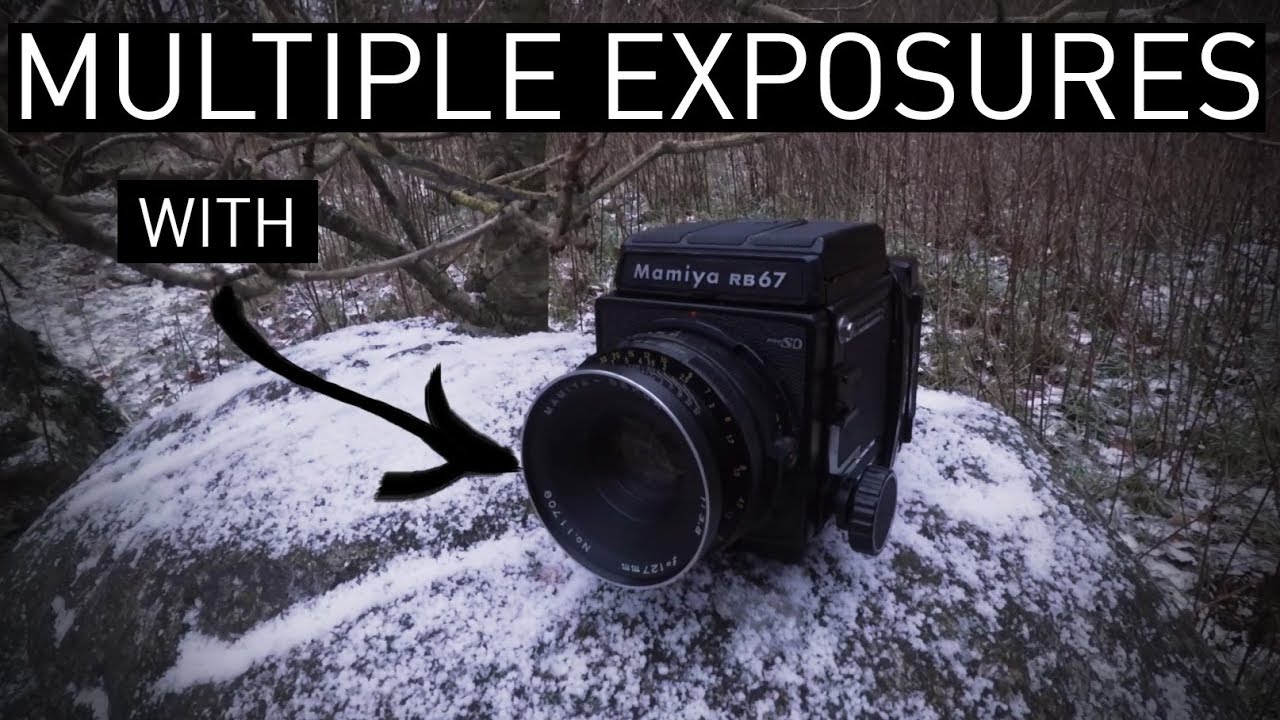 (Part 1/2) First snow + MULTIPLE EXPOSURES with Mamiya RB67