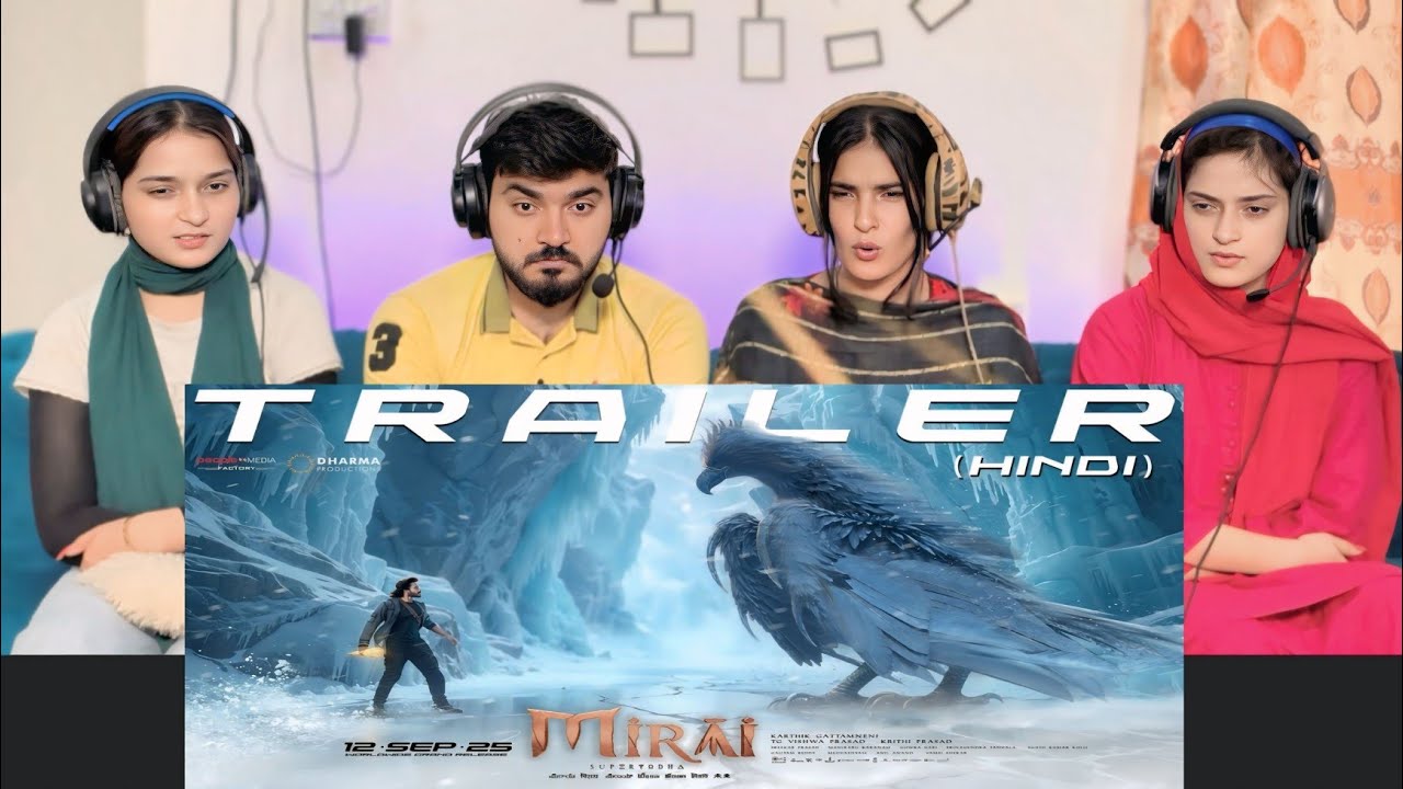 Mirai OFFICIAL TRAILER  Reaction | Teja S ,Manchu M ,  Ritika N, Karthik G