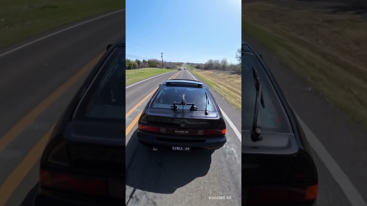 He doesn&rsquo;t drive it, he commands it. 1989 CRX Si, K20 swapped, 225HP. Built different, driven harder