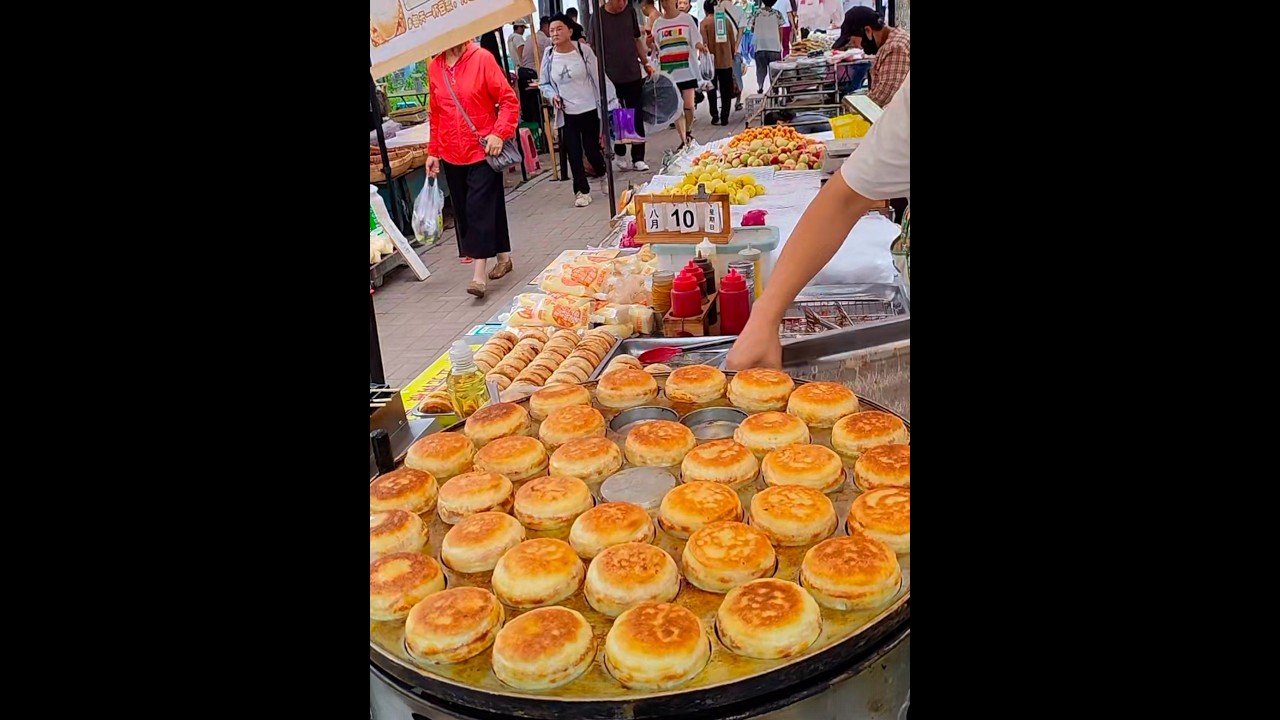 Cooking egg-filled hamburgers, Cooking food live streaming.  #food  #cooking