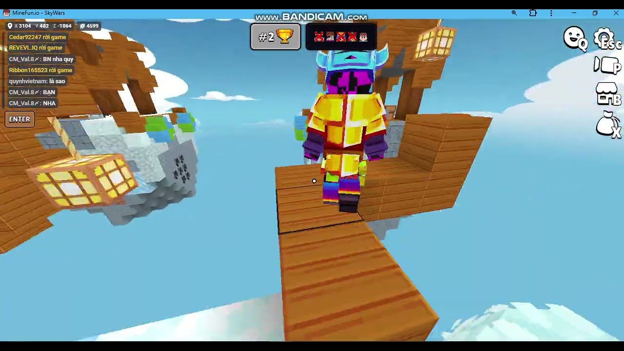 Minefun.io Sky war buổi chs bất ổn :))