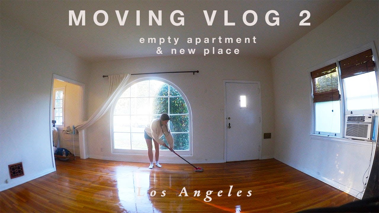 empty apartment, new place & transition phase: MOVING VLOG 2 LOS ANGELES