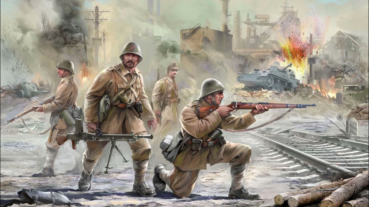 Drum bun and Treceti Batalioane Romane Carpatii but you're marching towards the frontlines
