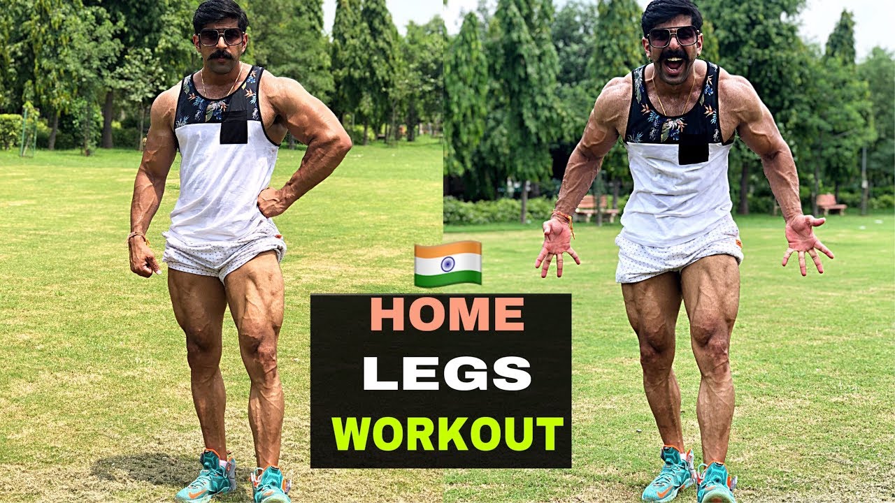 Best HOME Leg Workout | No Equipment Needed | Bodyweight Workout