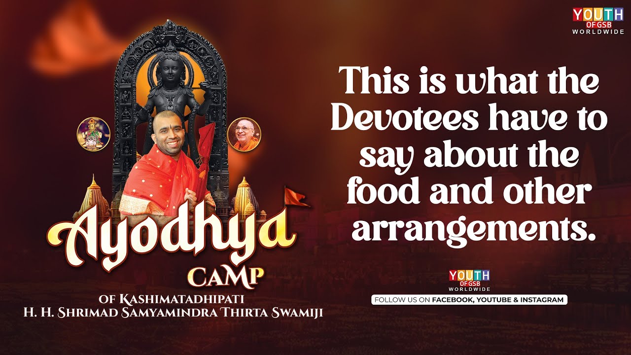 This is what the devotees have to say about the food and other arrangements made at Ayodhya.