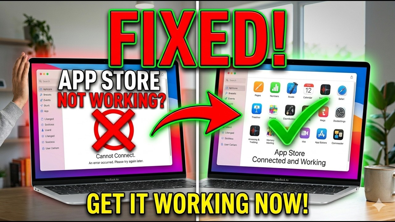 Fix Mac App Store Stuck or Not Installing Apps (Step-by-Step 2026)