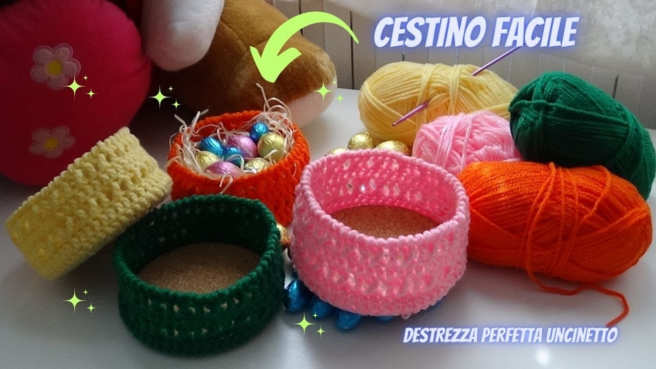 Crea un Cestino uncinetto facile in pochi semplici passaggi