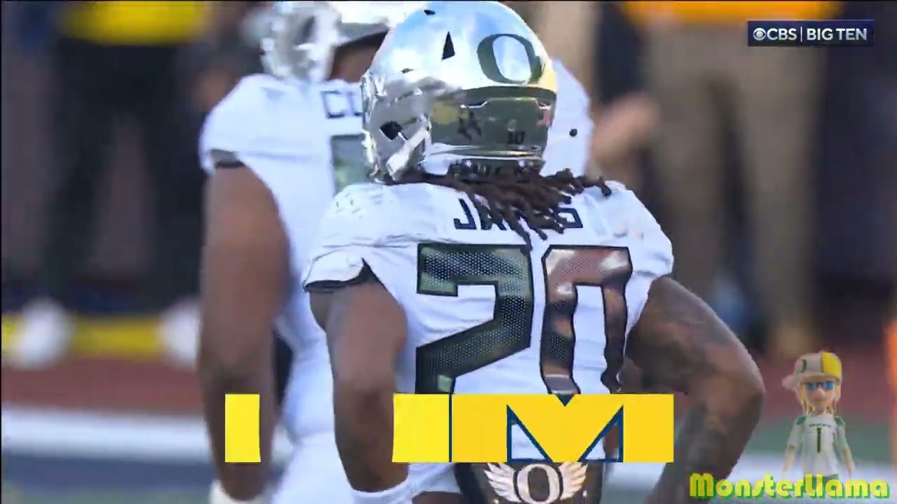 #1 Oregon @ Michigan 2024 [Oregon Ducks highlights] 💚🦆🏈