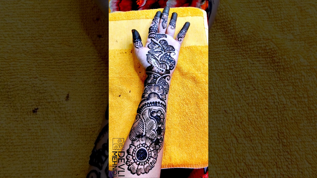 Beautiful Front Hand Mehndi Design | Simple & Easy Mehndi for Beginners 