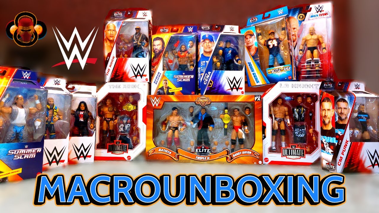 Macrounboxing de figuras WWE: Evolution, John Cena, Final Boss, etc. GrMm88