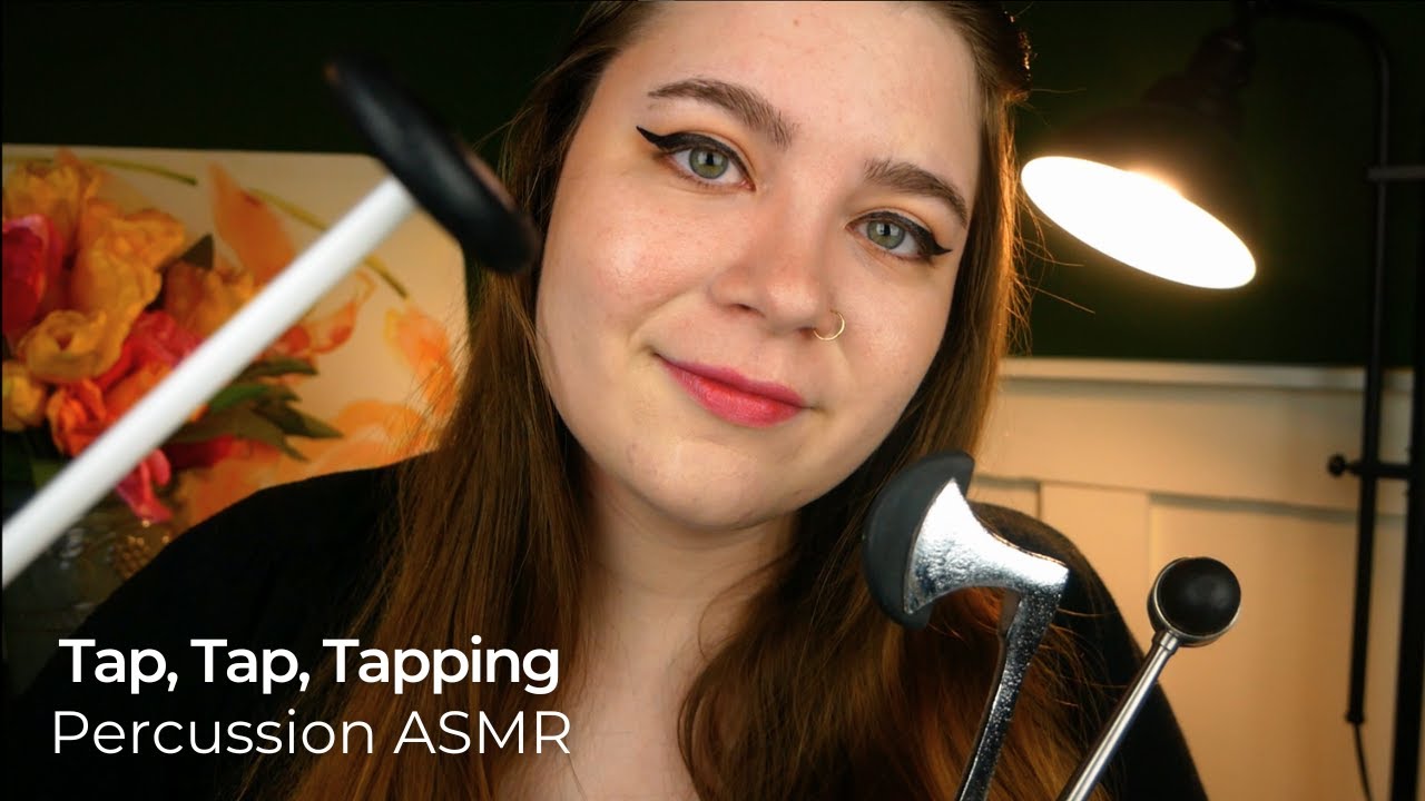 All Percussion & Reflex Hammer Testing (Tapping on Face & Body, Narrating Actions) 🩺 Medical ASMR RP