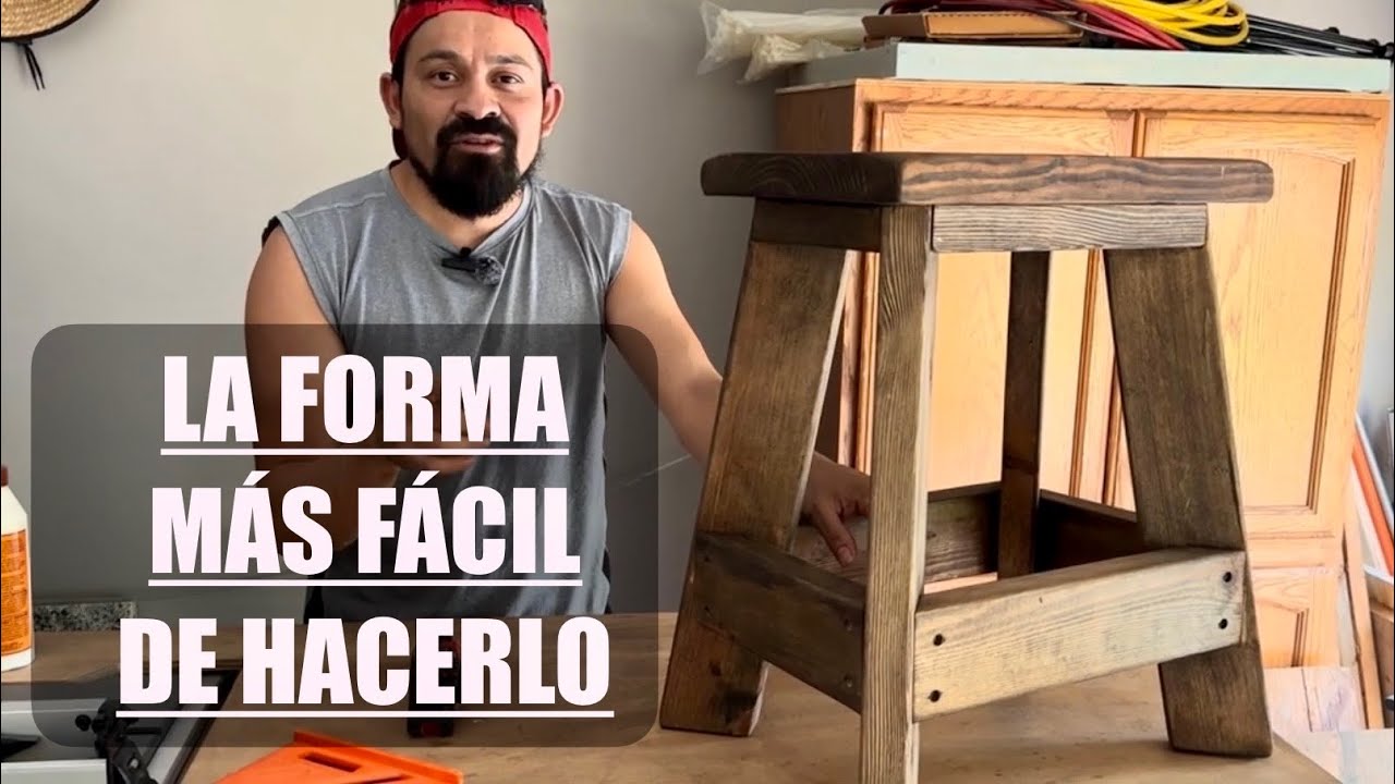 Cómo hacer un banco / taburete