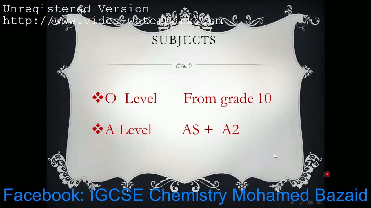 الجزء الاول من اللقاء التعريفي عن النظام البريطاني IGCSE