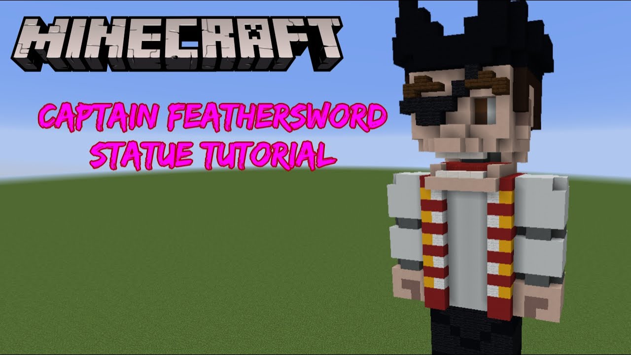 Minecraft Tutorial: Captain Feathersword Statue (Phobia: The Awakening)
