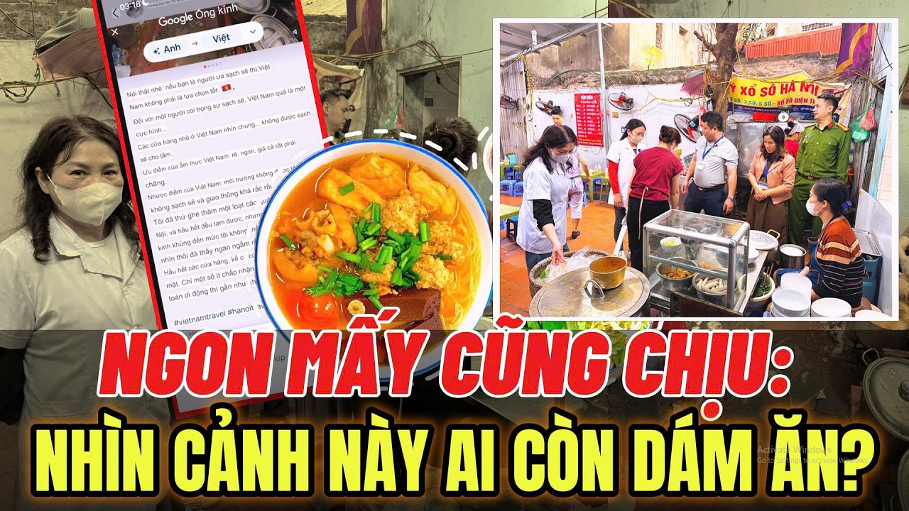 ĂN ĐÔNG KHÁCH NHƯNG BỊ CHÊ BẨN: QUÁN BÚN RIÊU PHỐ CỔ BỊ BUỘC CAM KẾT VSATTP MỚI ĐƯỢC MỞ LẠI