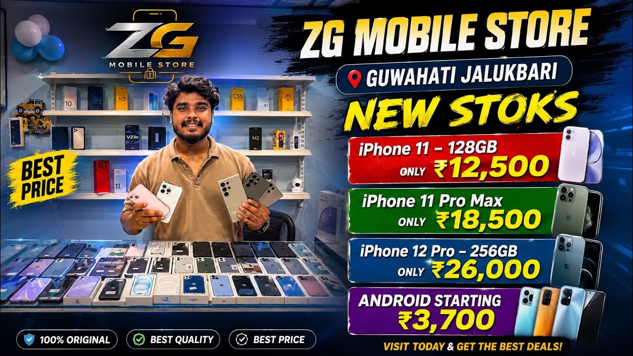 iPhone 11 only 12500 second hand mobile market Jalukbari @ZGmobileStore 