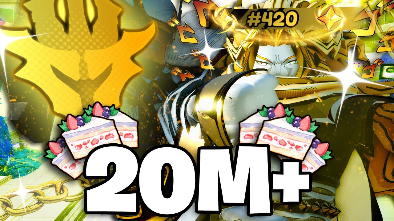 Spending 20+ Million Cakes AGAIN For 0.001% SERIALIZED Dio In Anime Vanguards