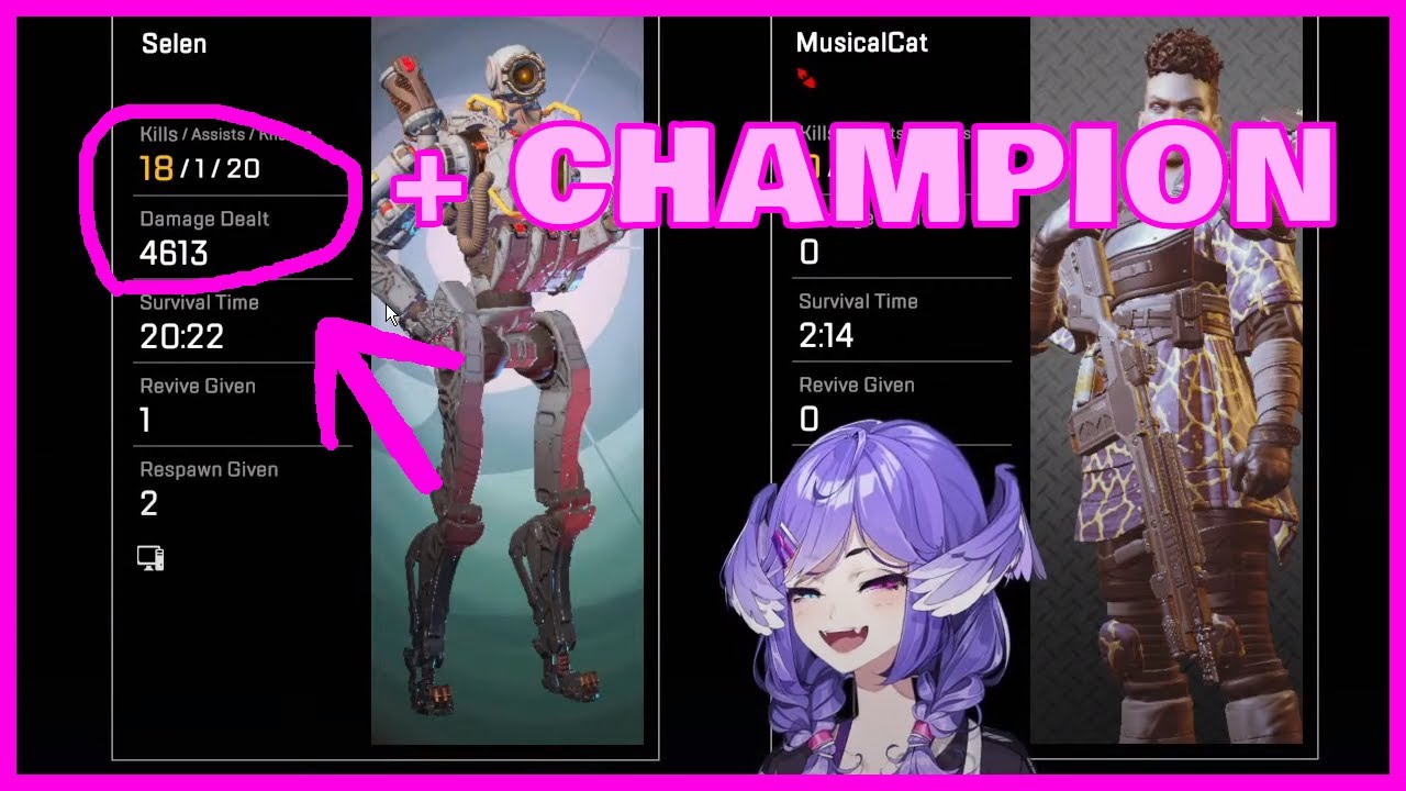 Selen is not too shabby at Apex Legends [Nijisanji EN]