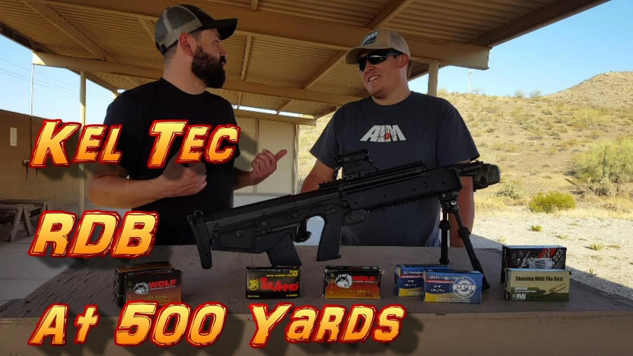 Kel Tec RDB at 500 Yards Un-Magnified