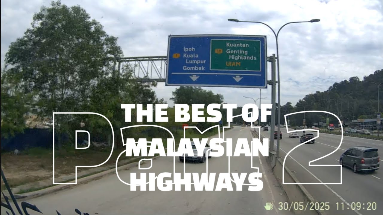 The Best of Malaysian Highways PART 2 | Scenic Ride Through KL-Karak & Genting Sempah Tunnel!