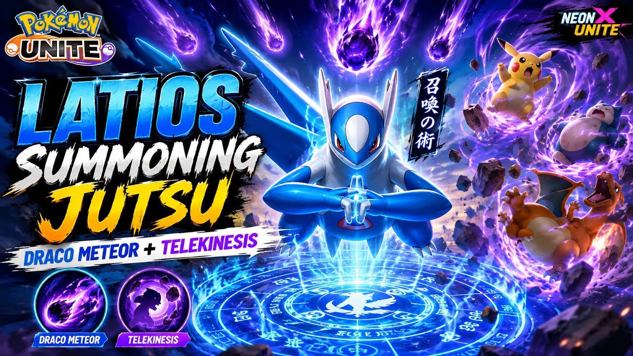 🔥 *LATIOS IS INSANE!* This *Draco Meteor + Telekinesis* combo is absolutely broken in Pok&eacute;mon UNITE!