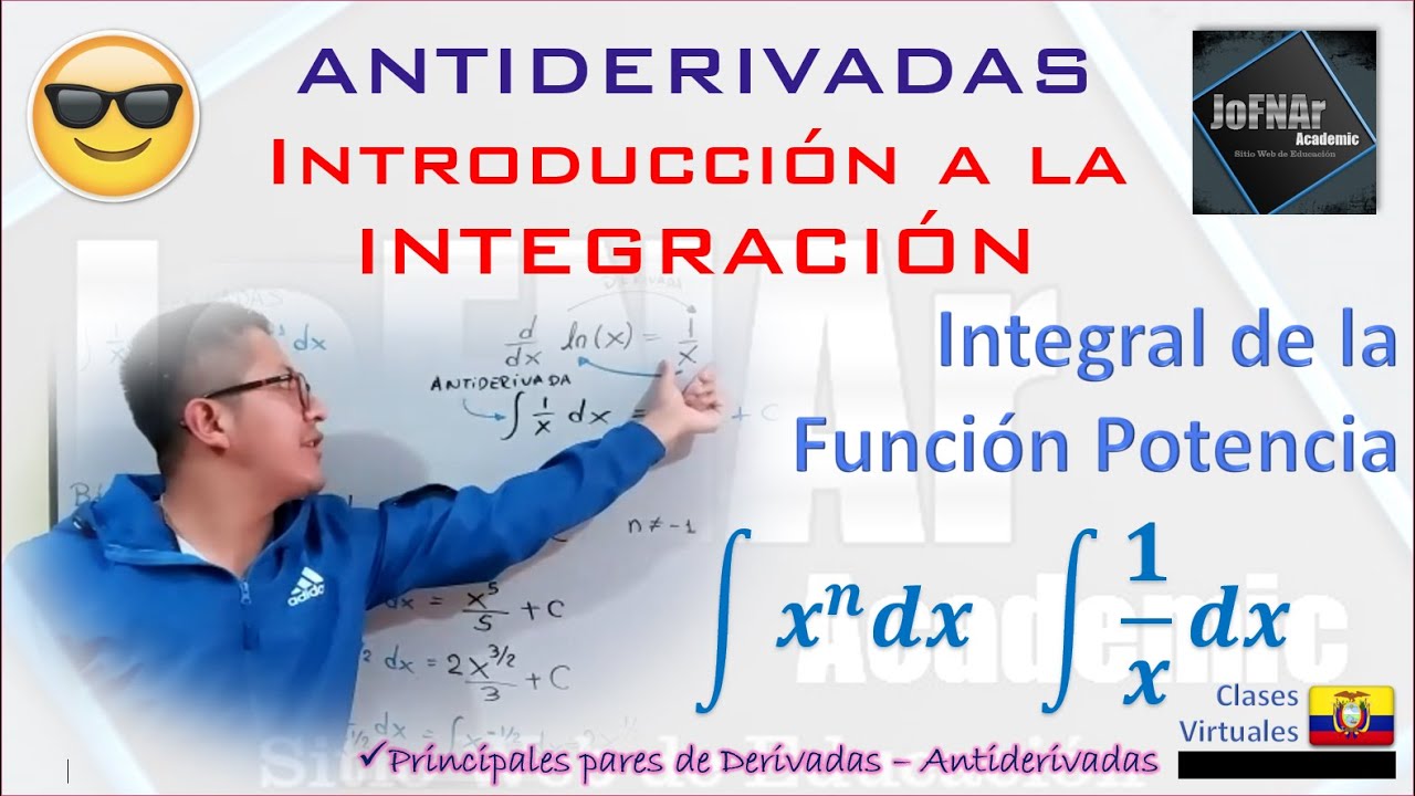 Antiderivadas: Introducción a la Integración e Integral de la Función Potencia x^n - Clase Virtual