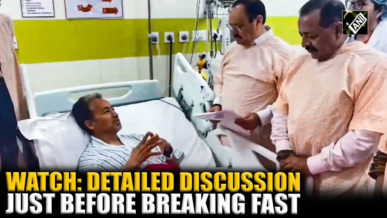 What Sonam Wangchuk discussed with JP Nadda just before breaking fast as CJP protest continues
