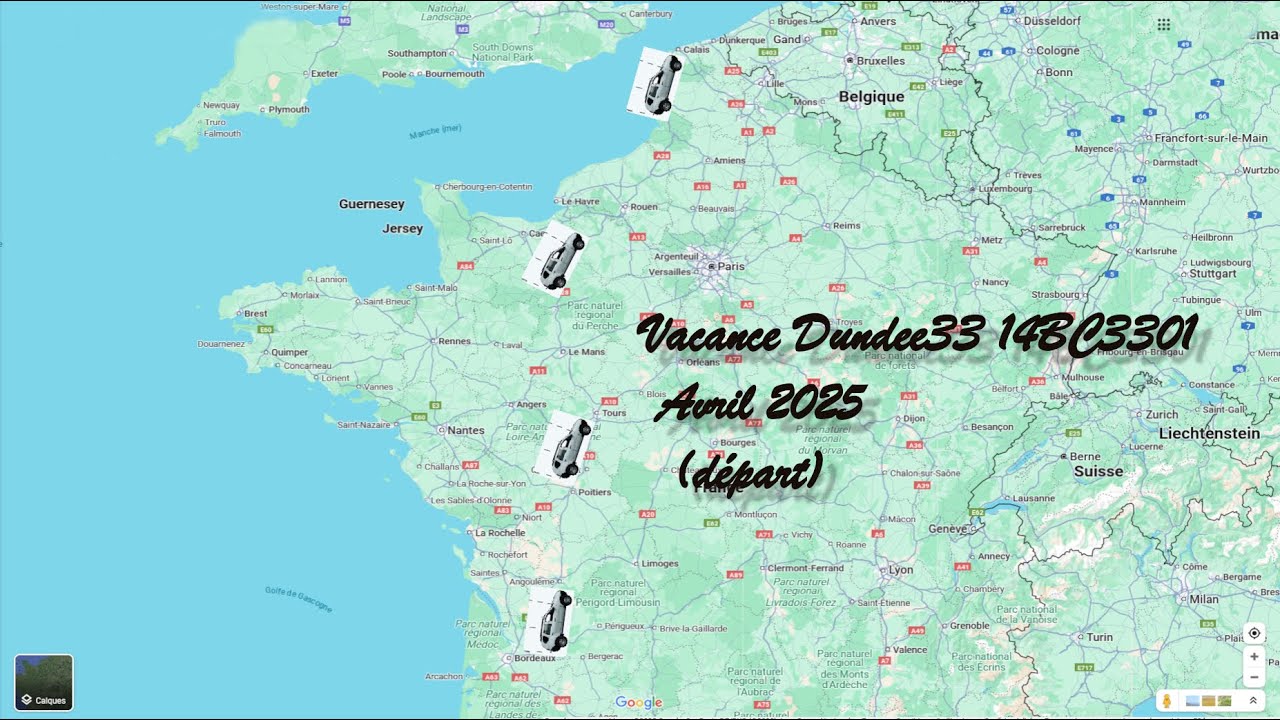 🇫🇷 CB Vacance Dundee33 14BC3301 Avril 2025 (d&eacute;part)