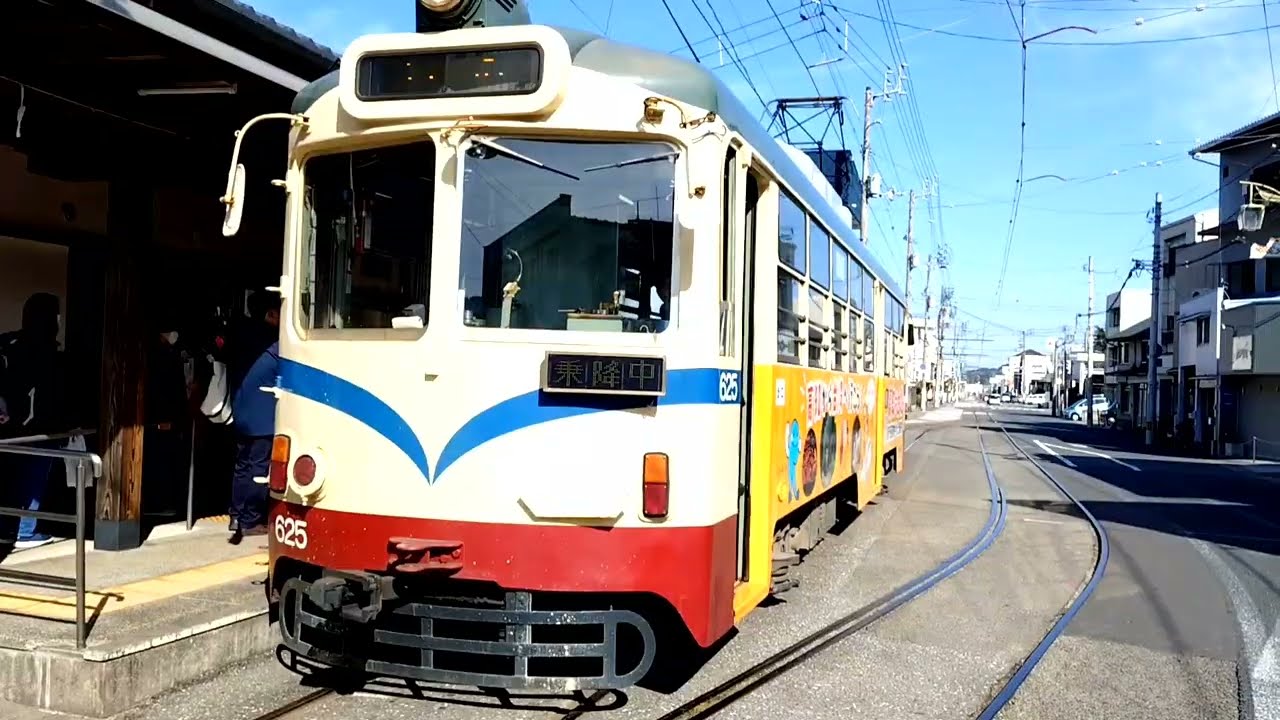 新川通→鏡川橋駅→伊野駅 Tosaden Transportation Bus ＆ Tram