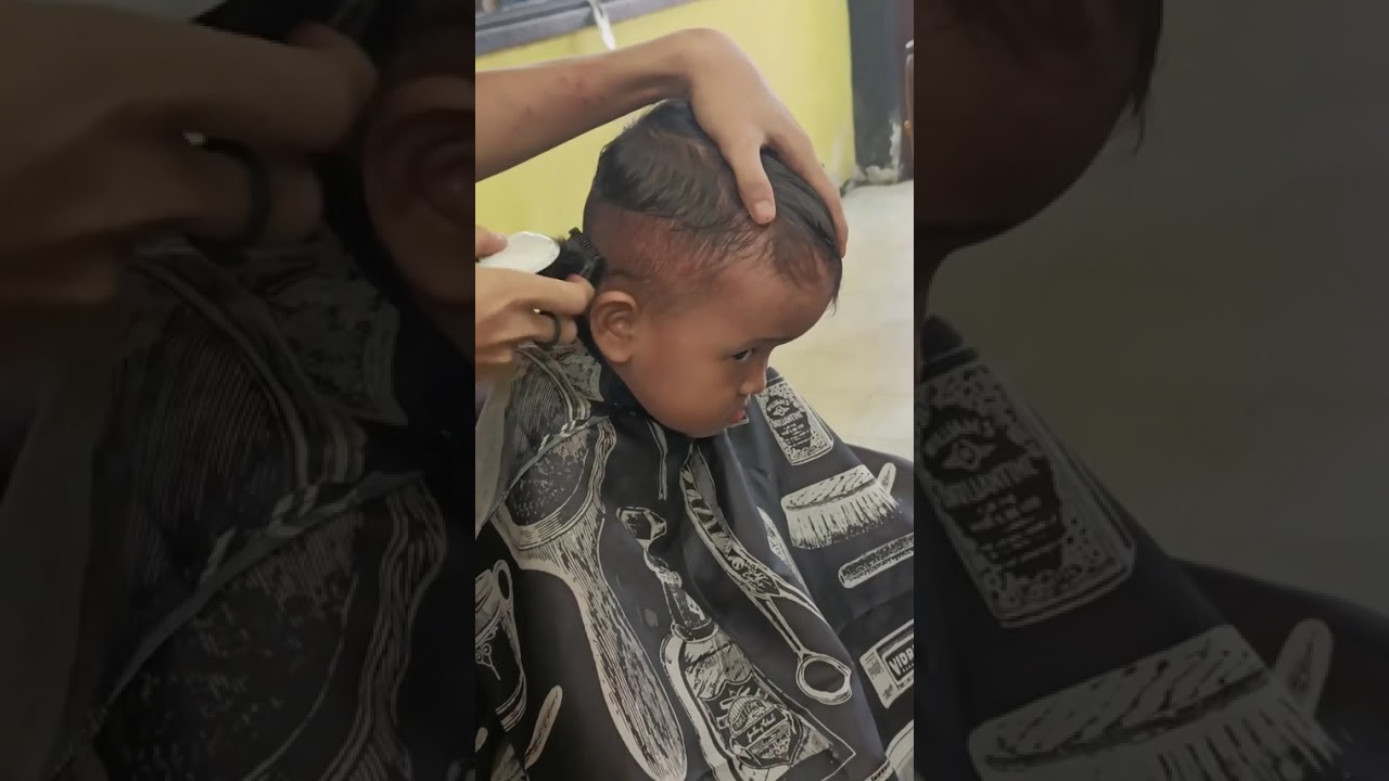 OPS off. Ngancani anak Lanang cukur rambut