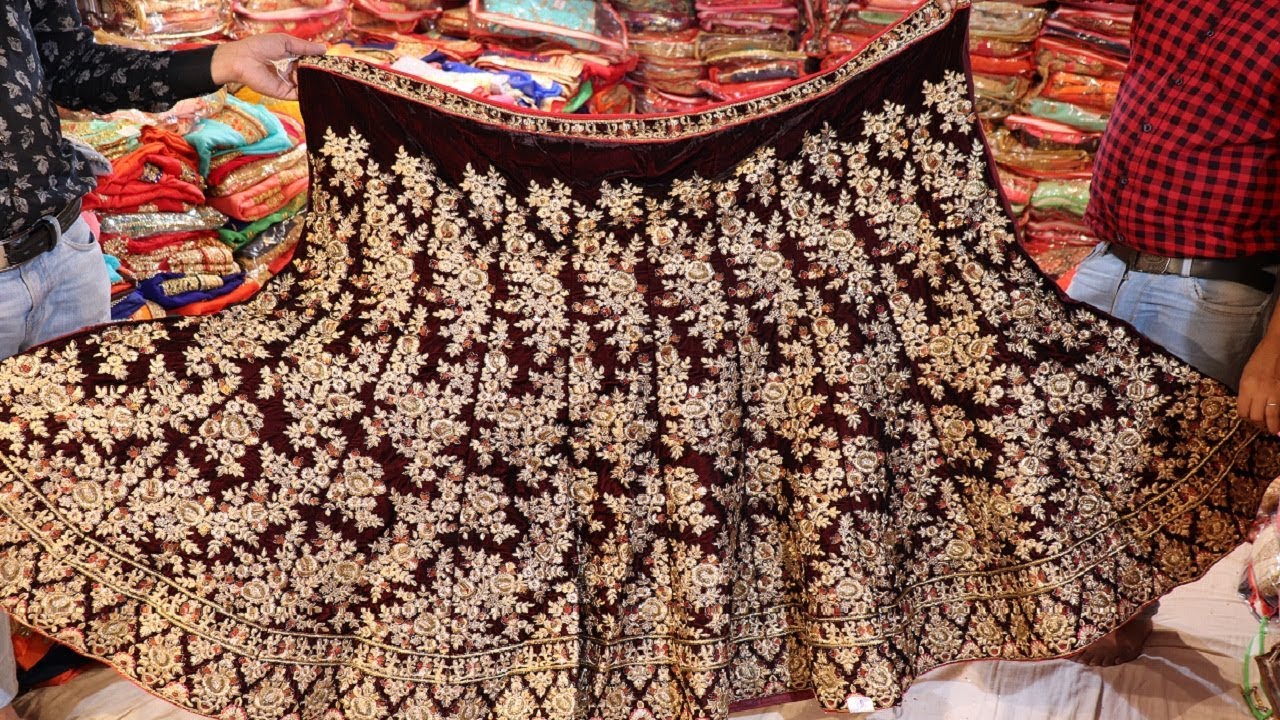 लहँगा घर बैठे मँगवाए ! मात्र रु325 से शुरू ! BIGGEST LEHENGA WHOLESALE MARKET IN INDIA !