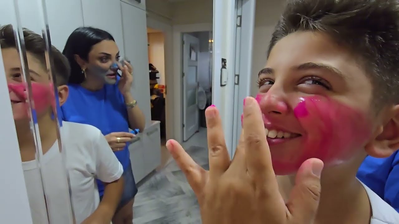 MAVİ vs PEMBE TEK RENK CHALLENGE !!