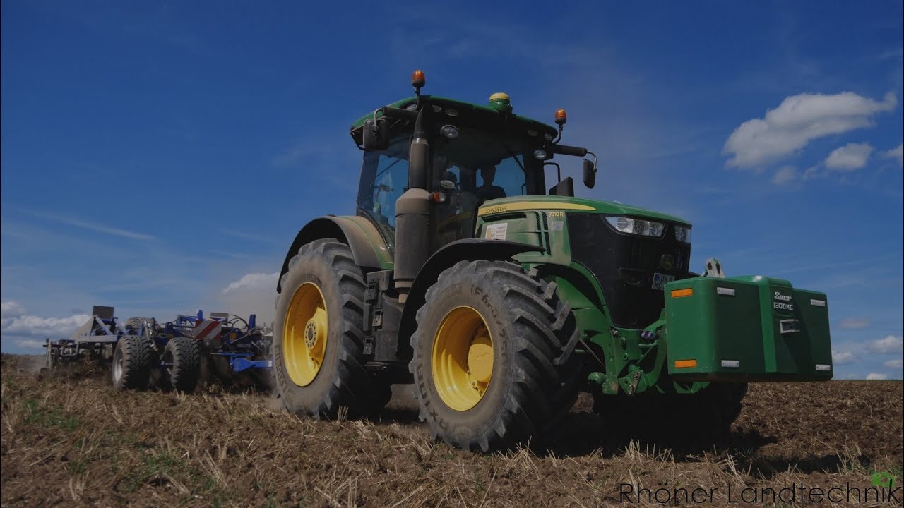 John Deere 7310R  |  Köckerling VECTOR  |  Bodenbearbeitung