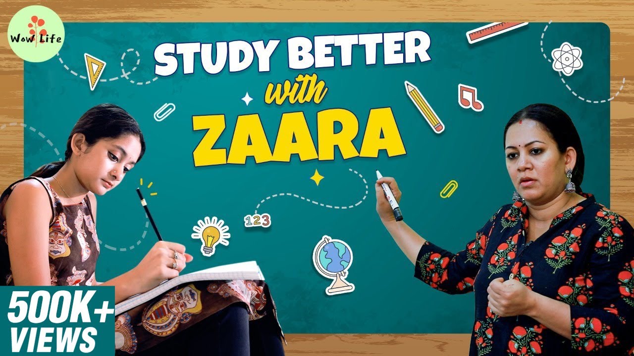 Study Better with Zaara 📚 | Archana Chandoke | Study Time | Wow Life #StudywithZaara