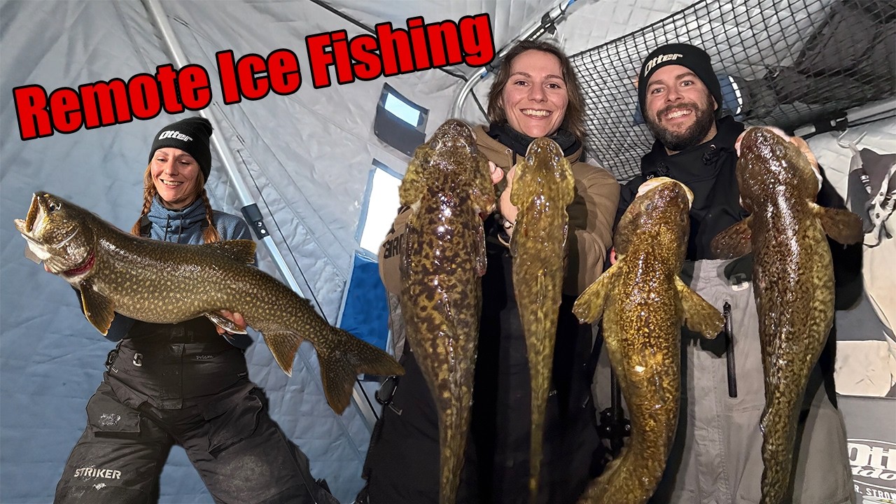 Remote Ontario Ice Fishing for Lake Trout | Backcountry Outpost Adventure